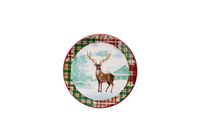 Hermia Juego de Platos de Postre Navideños de Porcelana (6 Piezas) Ylbtat9 de Multicolor Hermia Juego de Platos de Postre Navideños de Porcelana (6 Piezas) Ylbtat9 de Multicolor